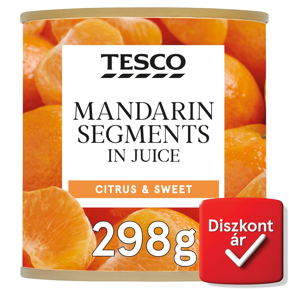 Tesco Mandarin Segments in Juice 298 g