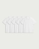 image 3 of F&F School Unisex 5-Pack Pure Cotton Polo Shirts in White