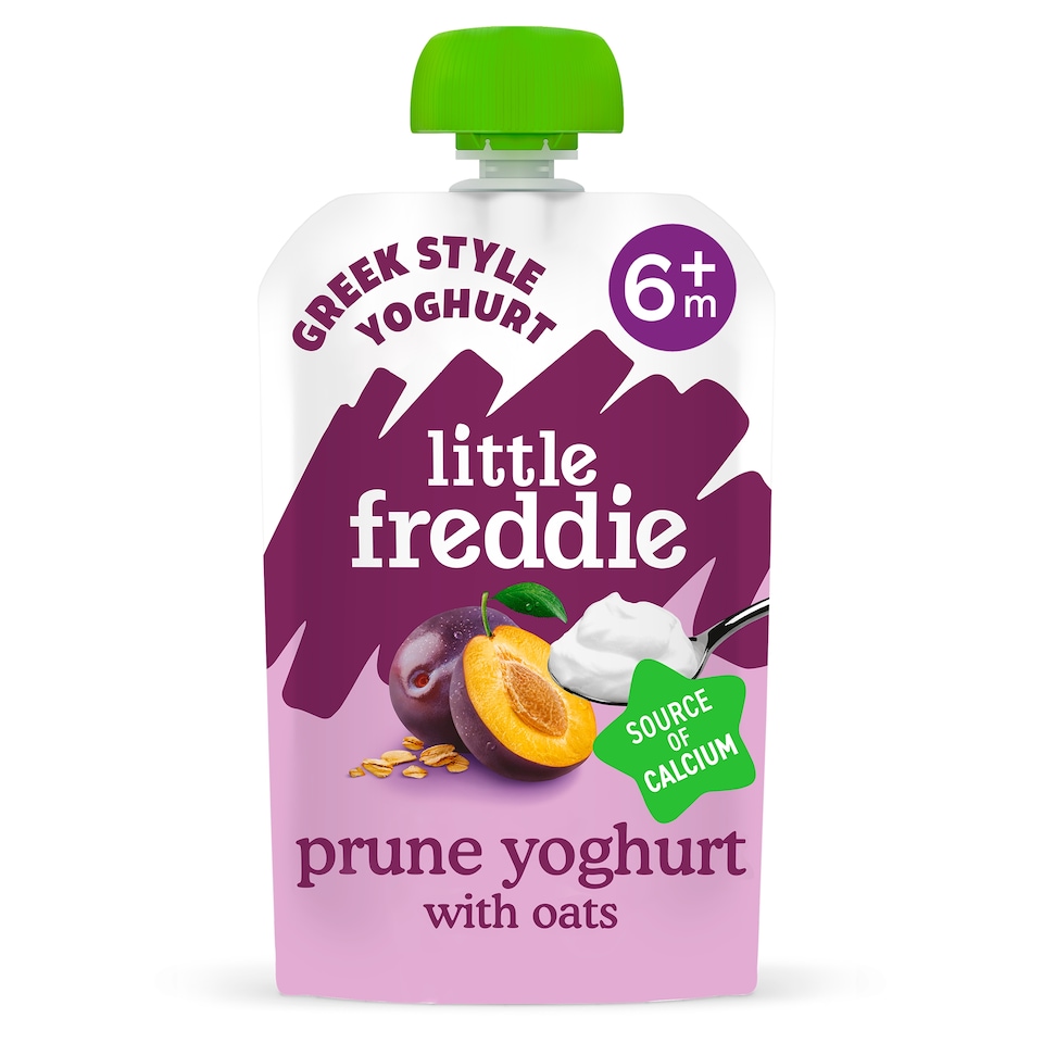 Little Freddie Organic Greek Style Yoghurt with Oats - Prune 100g