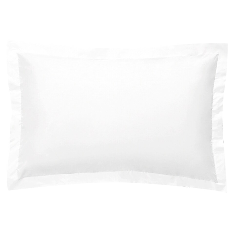 Fox & Ivy White 400 Thread Count Oxford Pillowcase