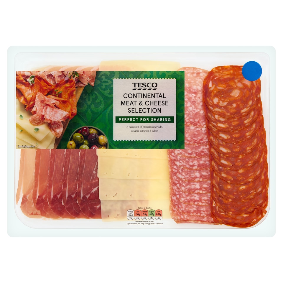 Tesco Continental Meat & Cheese Selection 200g
