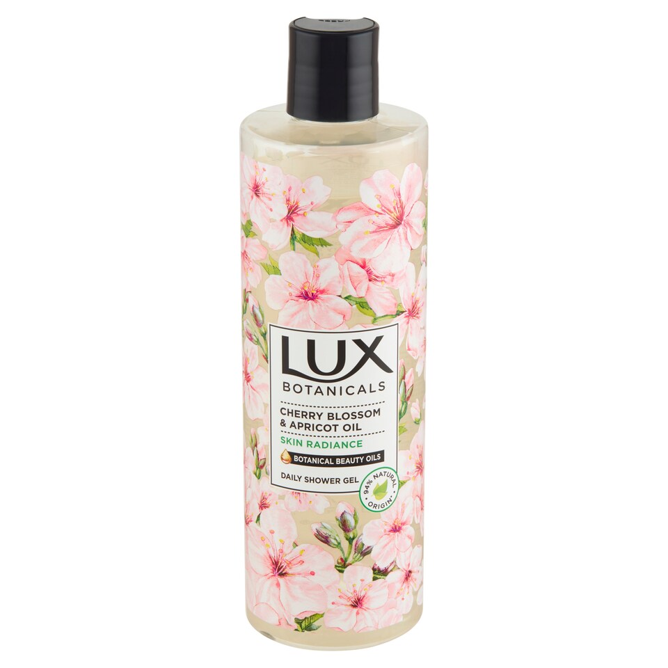 obrázok 1 z LUX Botanicals Skin Radiance Cherry Blossom & Apricot Oil Sprchovací gél 500 ml