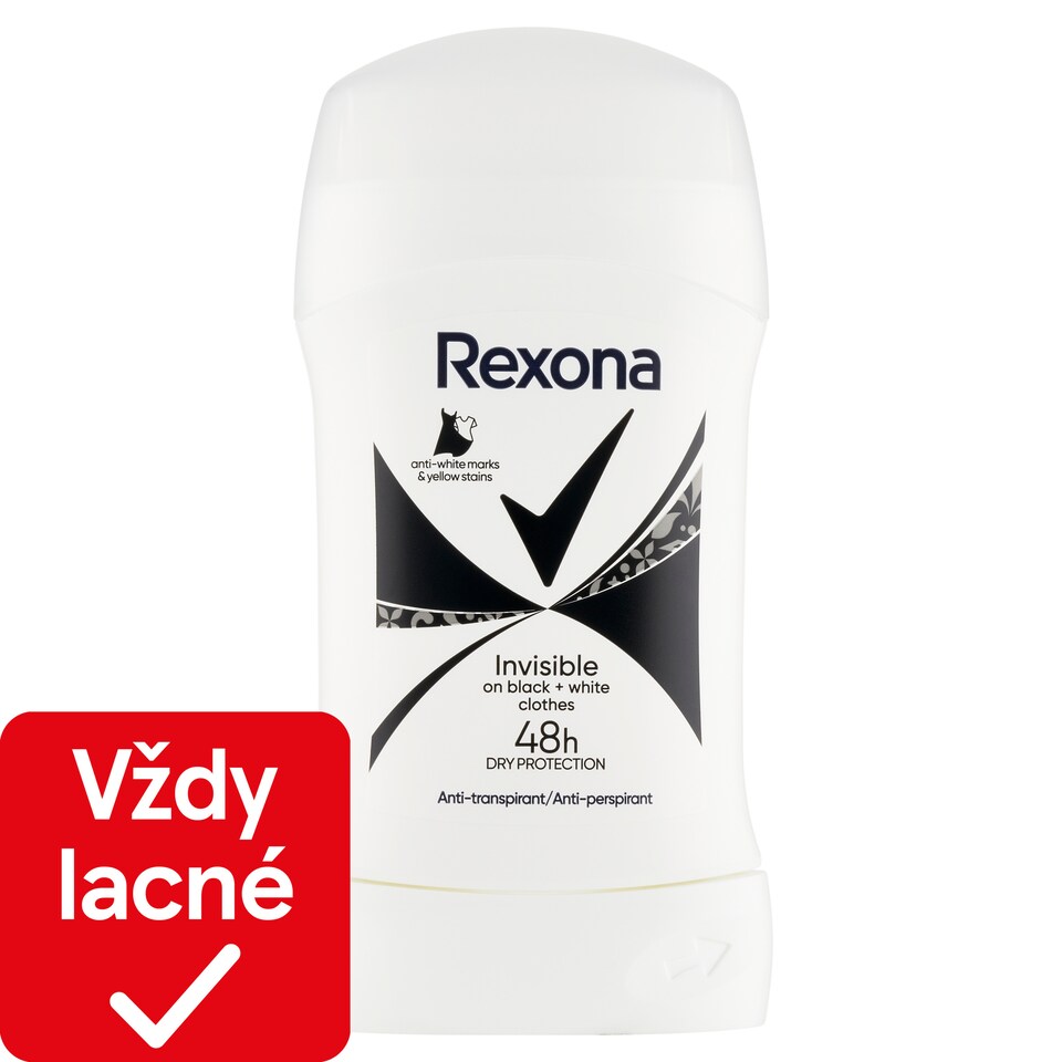 obrázok 1 z Rexona Invisible B&W Tuhý antiperspirant 50 ml