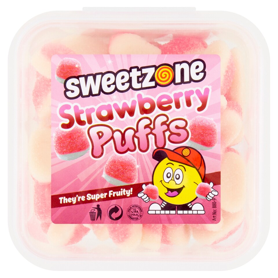 Sweetzone strawberry puffs 170g