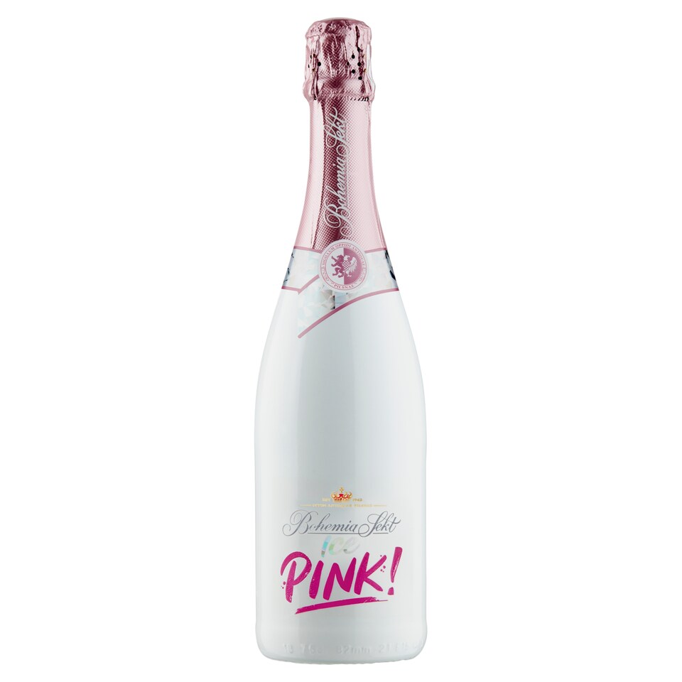 Bohemia Sekt Ice Pink! Demi Sec jakostní šumivé víno růžové 0,75l