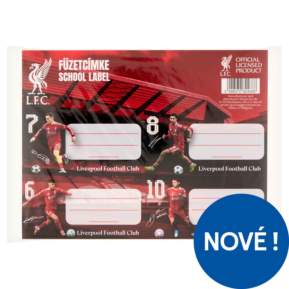 L.F.C. School Label 3 x 4 pcs