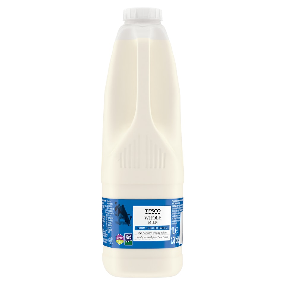 Tesco Whole Milk 1L