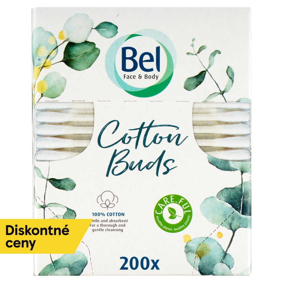 obrázok 1 z Bel Face & Body Cotton vatové tyčinky krabička 200 ks