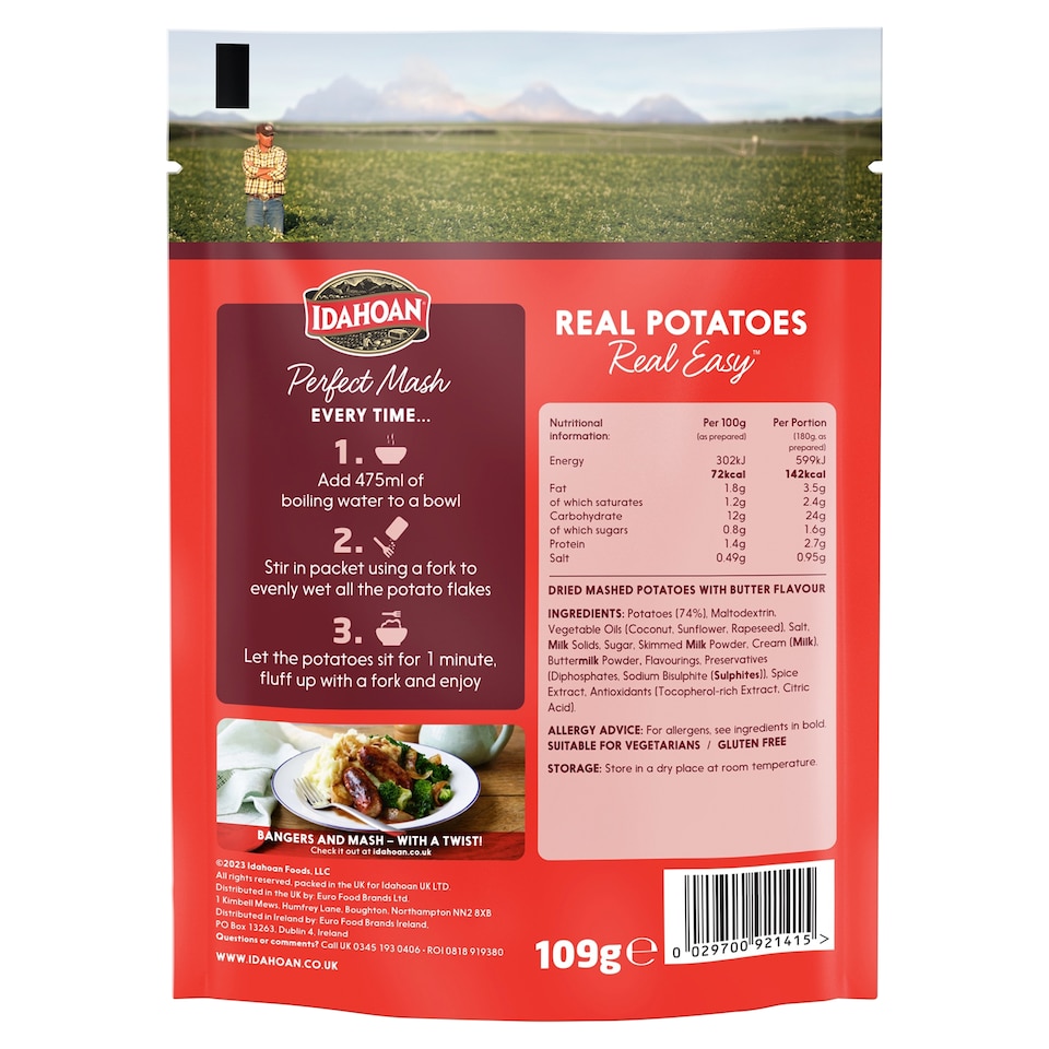 image 1 of Idahoan Perfect Mash Buttery 109g