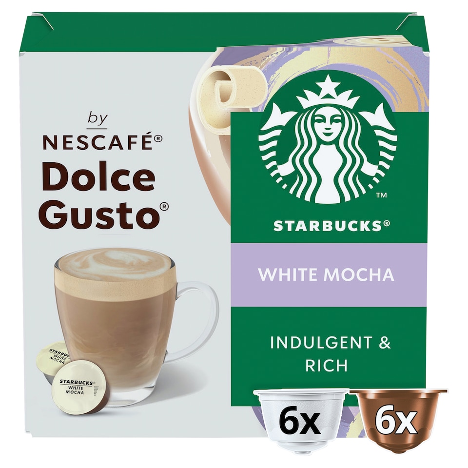 obrázok 1 z STARBUCKS White Mocha by NESCAFÉ Dolce Gusto - 12 kapsúl (6 šálok)