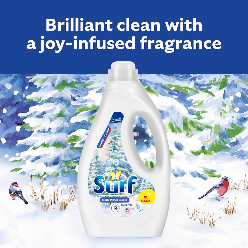 image 1 of Surf Fresh Winter Breeze Liquid Laundry Detergent 44 Washes 1.188L
