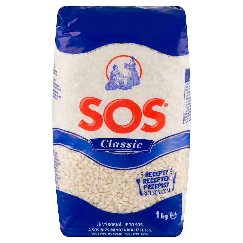 obrázok 1 z SOS Classic strednozrnná ryža bielená 1 kg