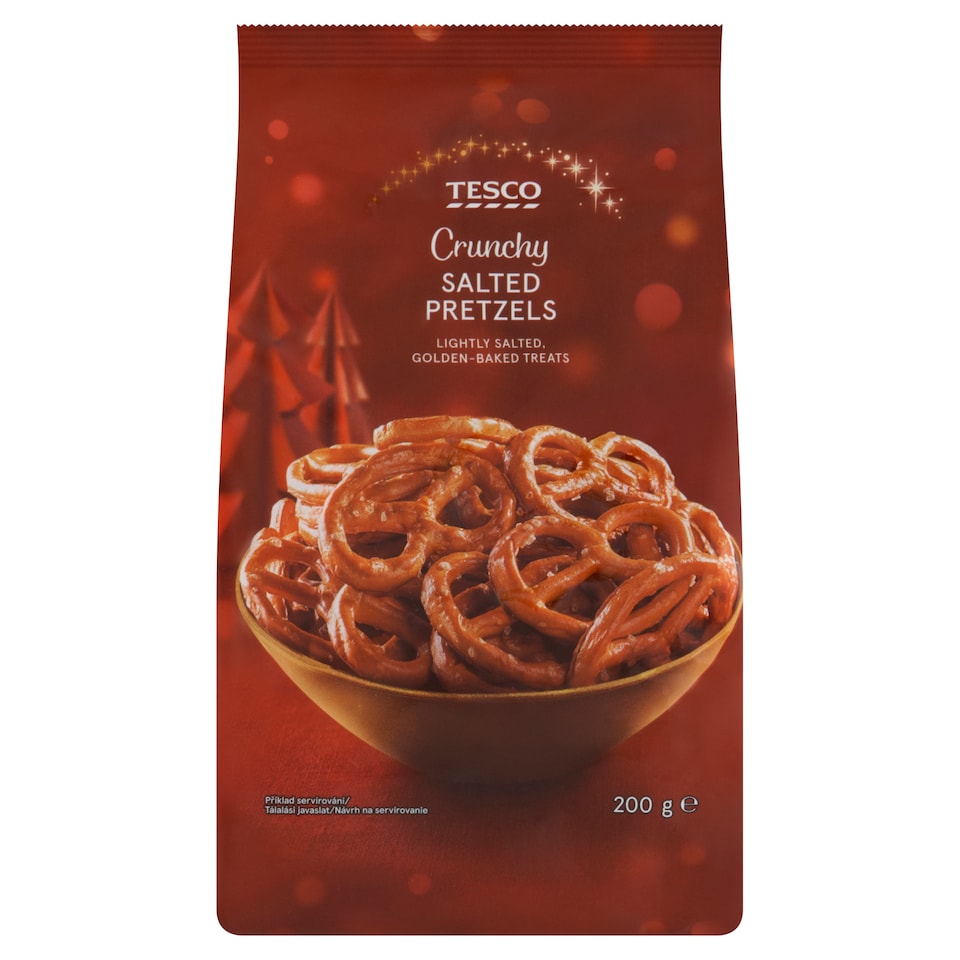 Tesco Salted Pretzels 200 g