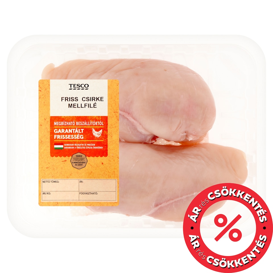 Tesco friss csirke mellfilé 500 g