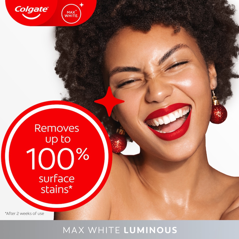 image 1 of Colgate Max White Luminous Whitening Toothpaste 125ml