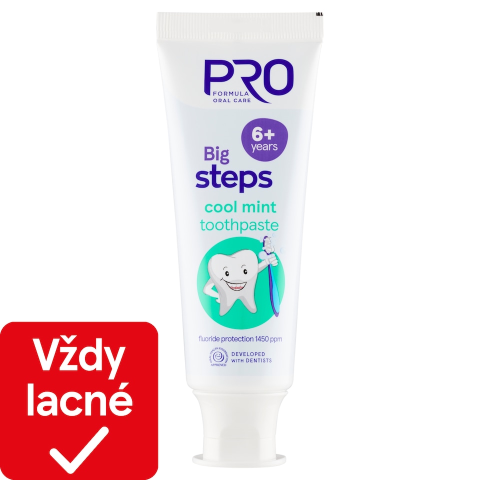 Pro Formula Little Steps Cool Mint zubná pasta od 6 rokov 75 ml