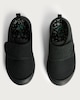 image 2 of F&F School Boys Canvas Touch Fastening Plimsols in Black