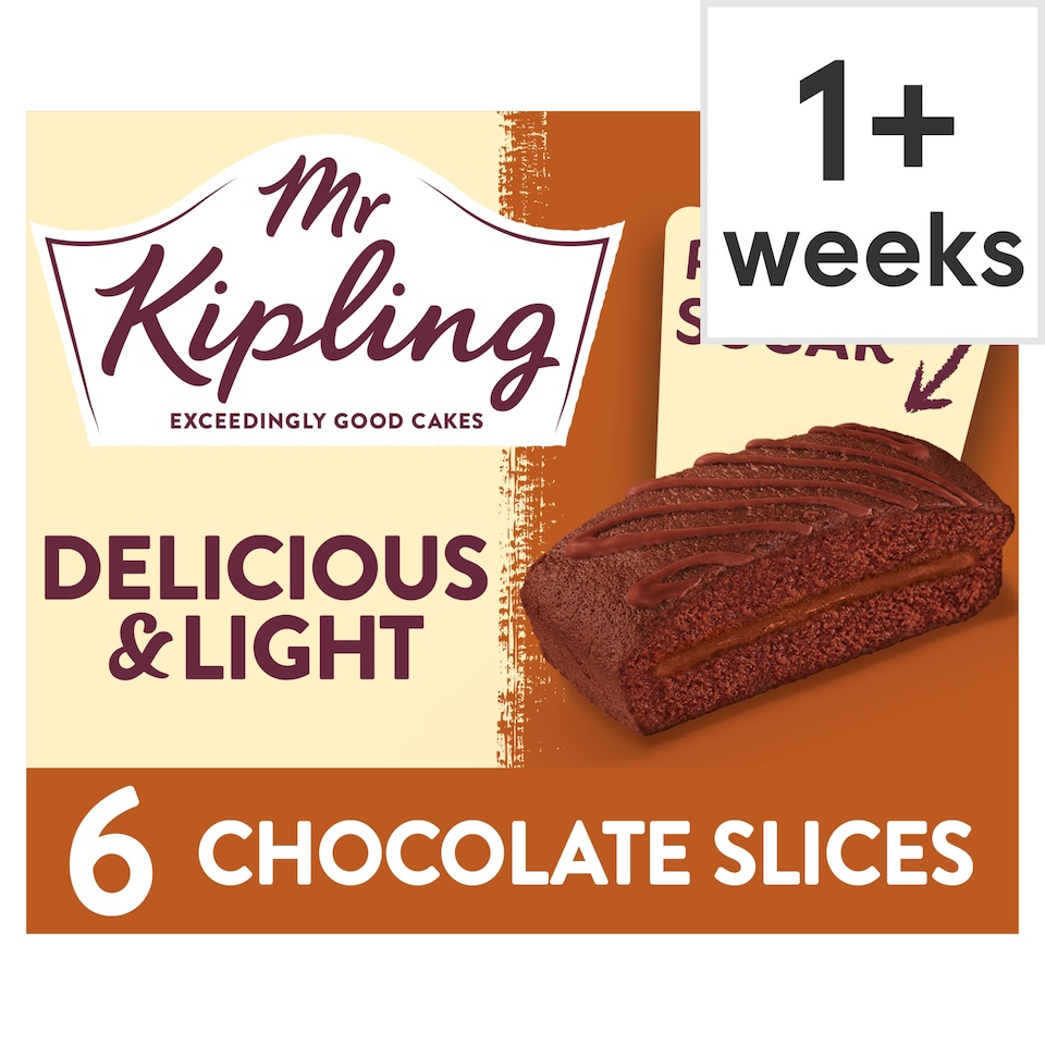 image 1 of Mr Kipling Deliciously Good Chocolate Slices 6 Pack
