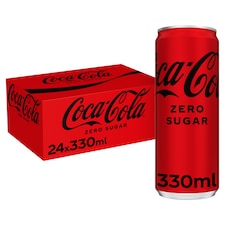 Coca-Cola Zero Sugar Soft Drink 24 x 330ml