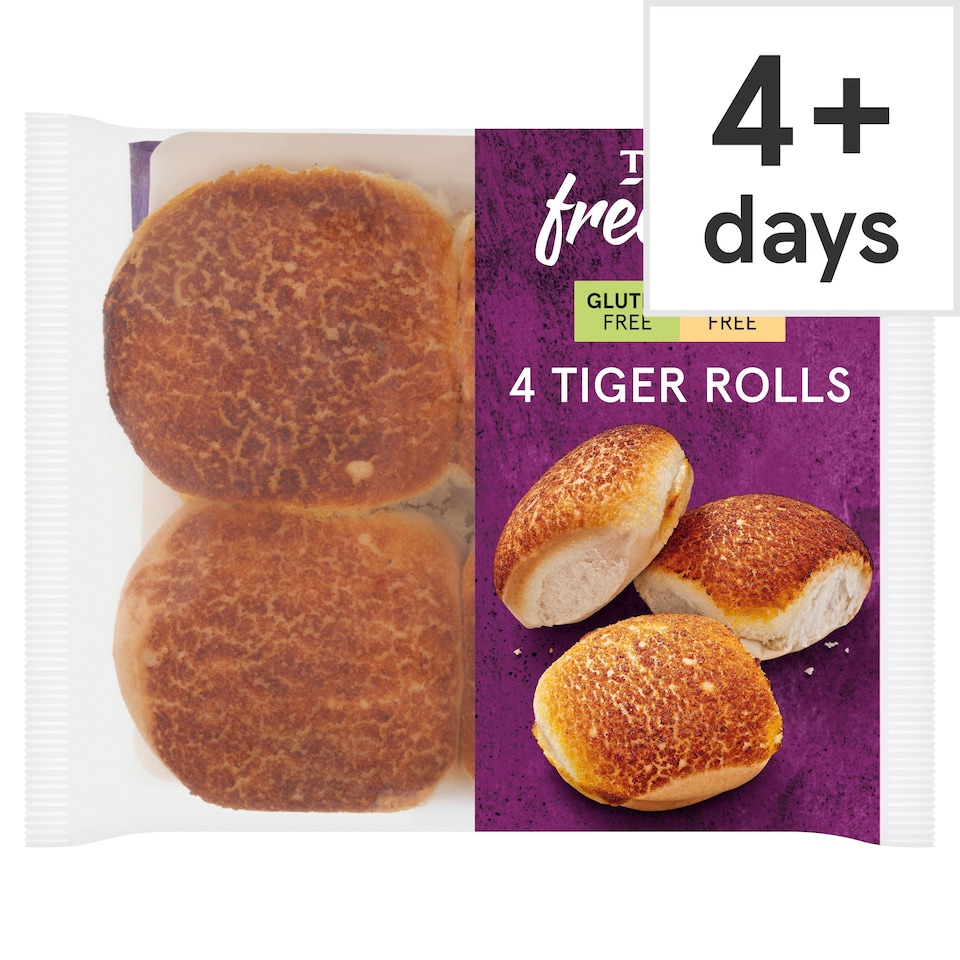 TESCO free FROM Tiger Rolls 260g