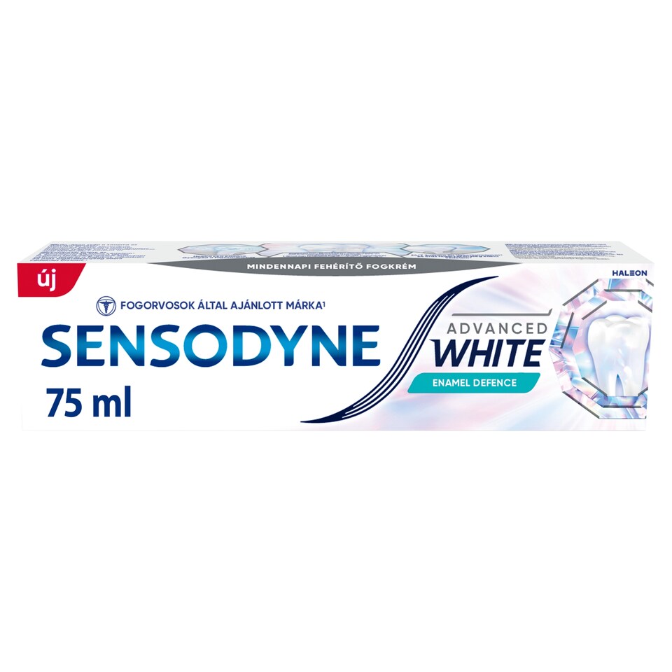 Sensodyne Advanced White Enamel Defence fluoridos fogkrém 75 ml  1. kép