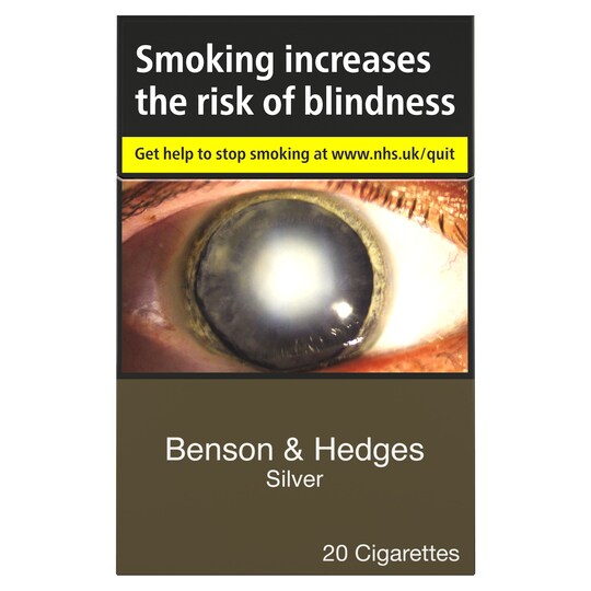 Benson & Hedges Silver King Size 20 Pack Tesco Groceries