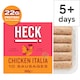 image 1 of HECK! Chicken Italia 10 Sausages 660g