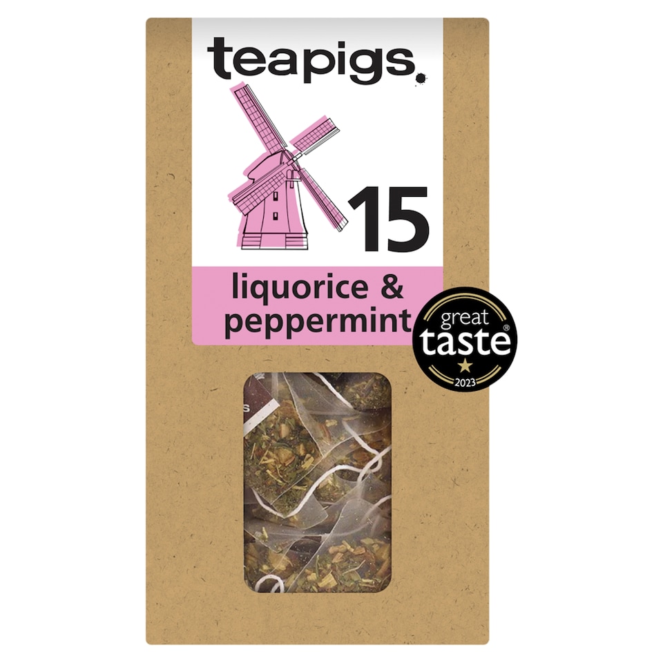 Teapigs Liquorice & Peppermint Tea Bags 15 Pack 45g