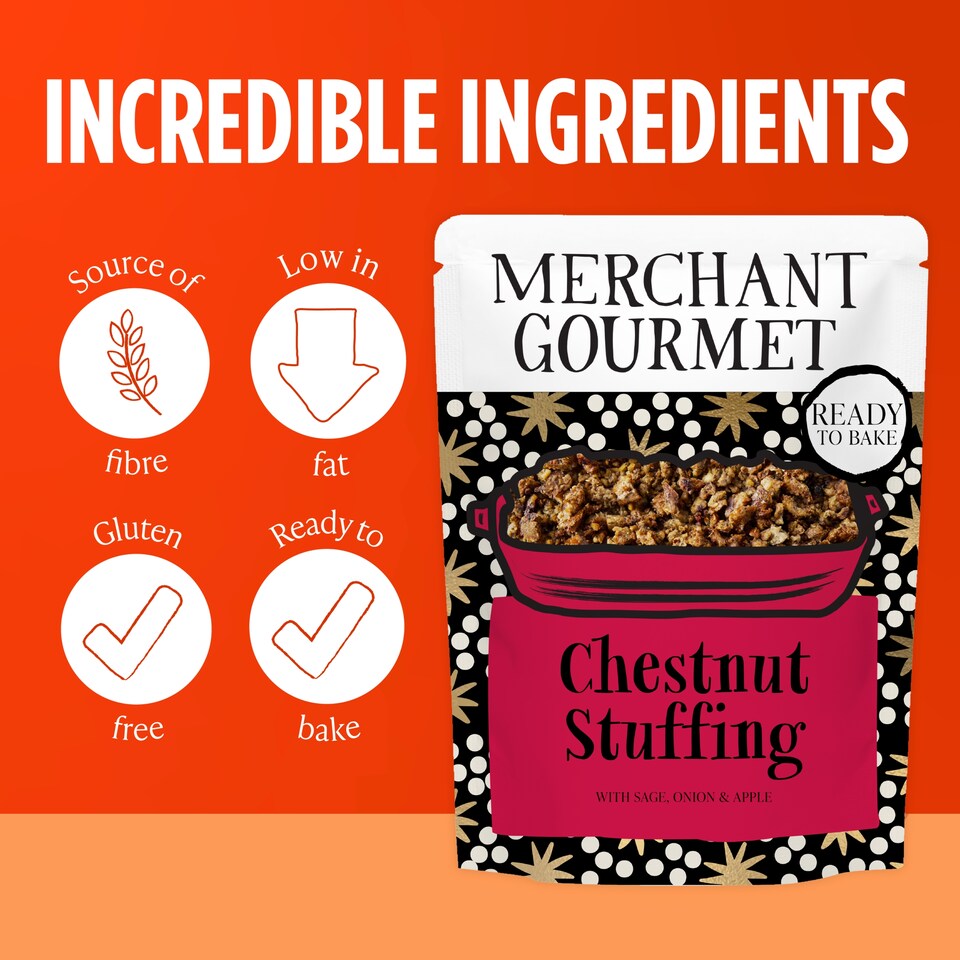 image 1 of Merchant Gourmet Chestnut Stuffing With Sage Onion & Apple 200G