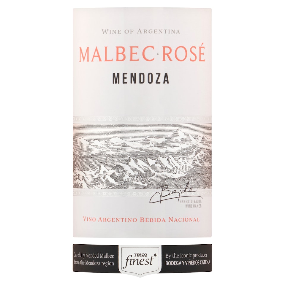 image 1 of Tesco Finest Argentinian Malbec Rose 75Cl