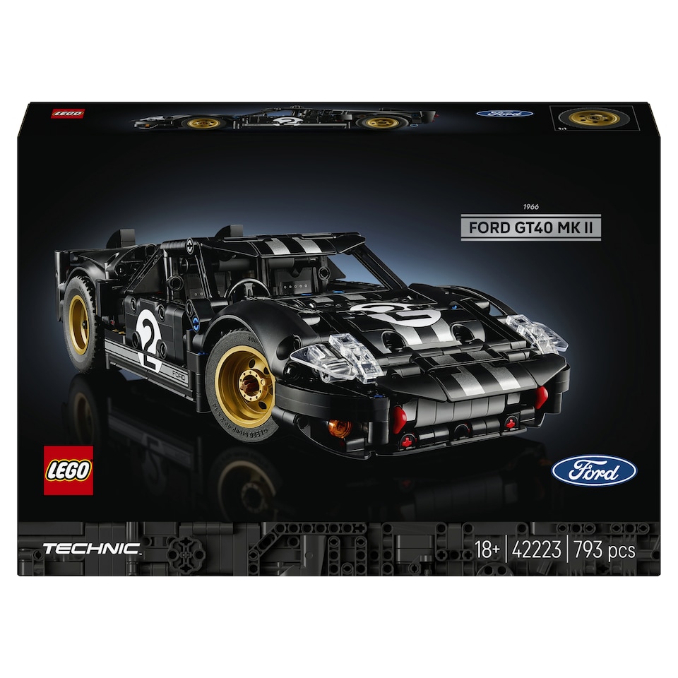 LEGO Technic 42223 1966 Ford GT40 MKII versenyautó  1. kép