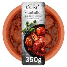 Tesco Finest Meatballs in a Rich Smoky Tomato Sauce 350G