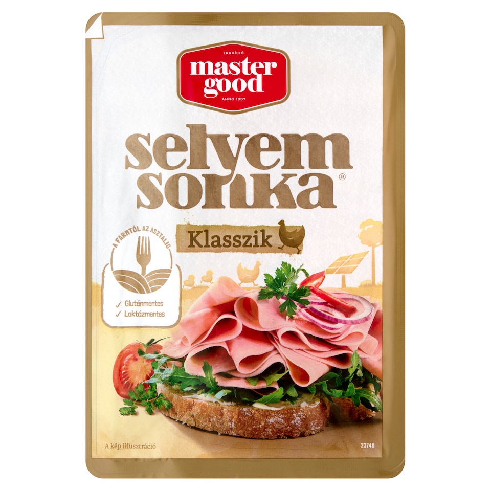 Master Good Klasszik szeletelt selyemsonka 100 g  1. kép