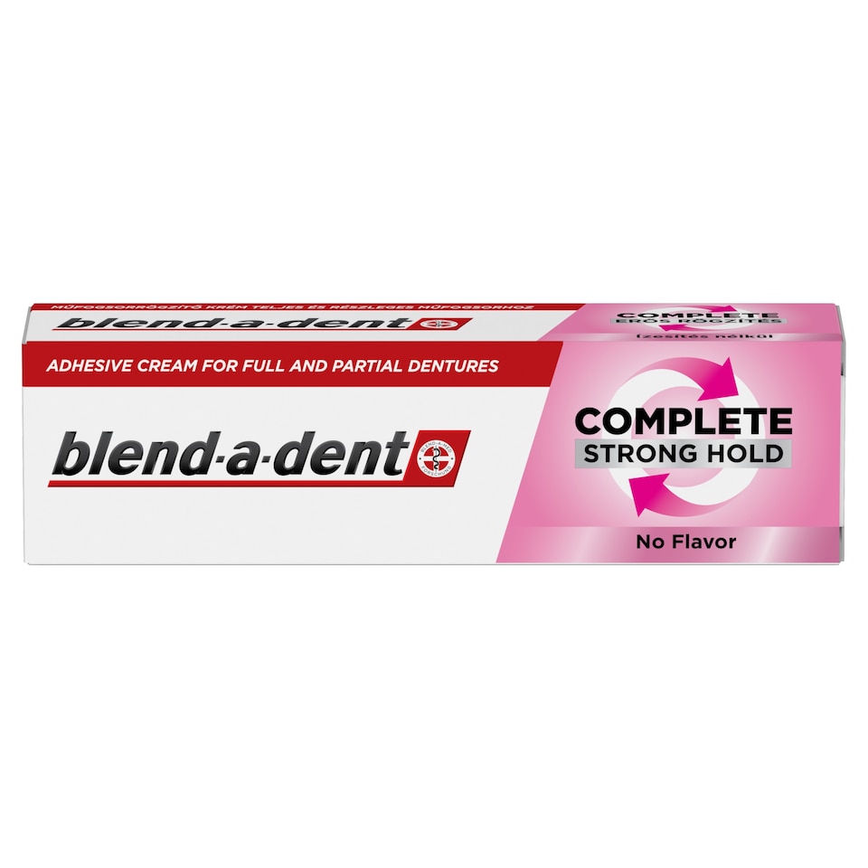 obrázok 1 z Blend-a-dent Complete No Flavor Fixačný Krém na Úplné a Čiastočné Zubné Protézy 47 ml