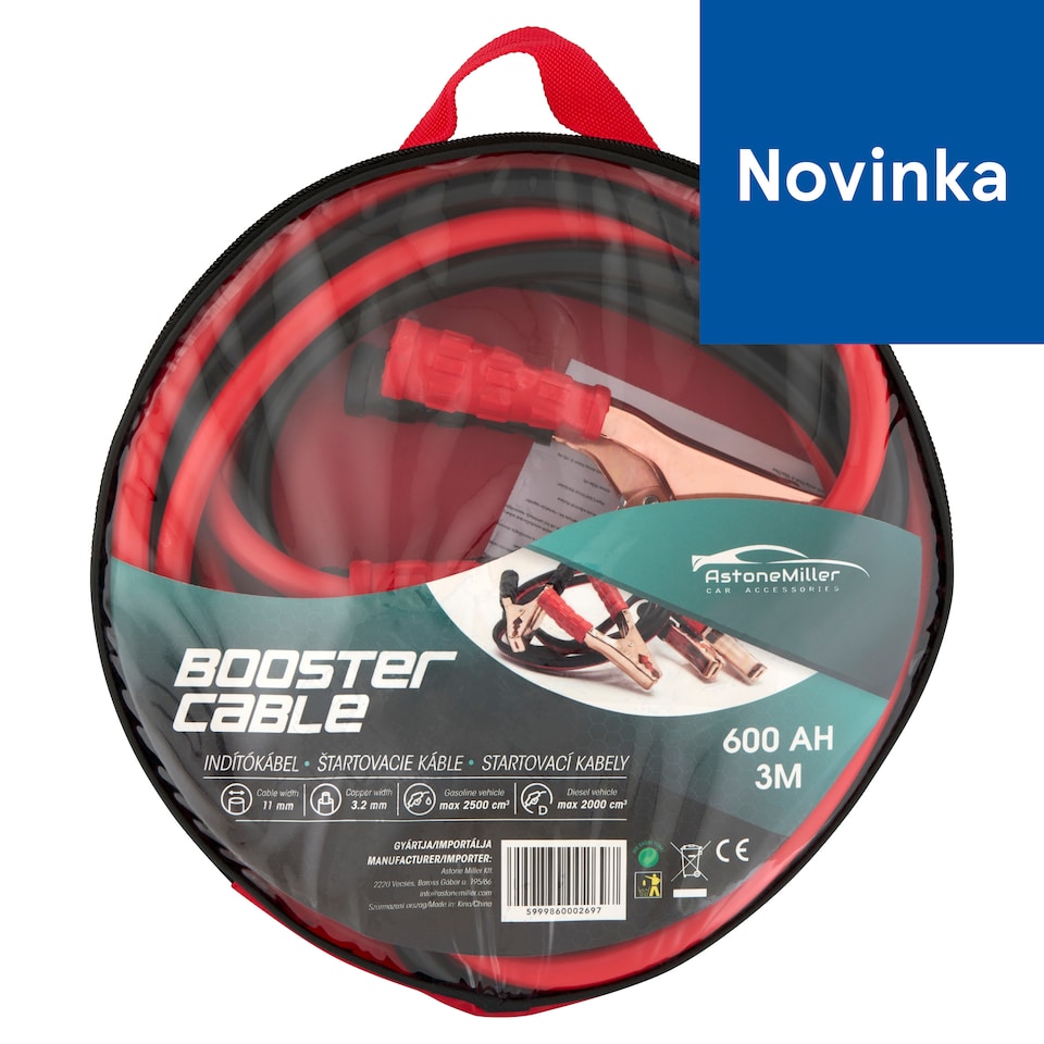 Astone Miller Booster Cable 600 AH 3 m