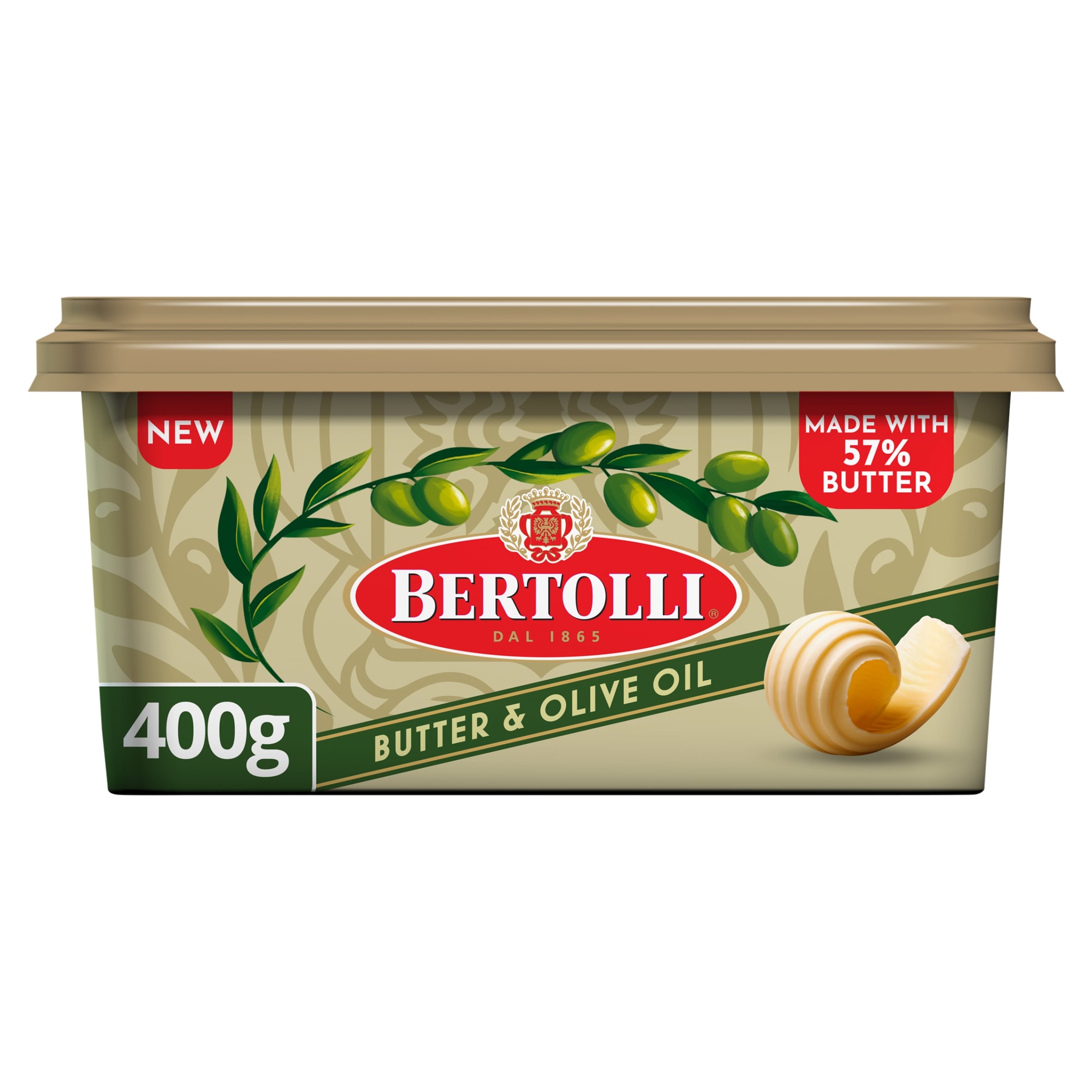 Bertolli Spreadable Blend of Butter and Olive Oil 400g