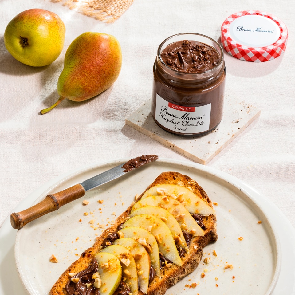 image 1 of Bonne Maman Crunchy Hazelnut Chocolate Spread 250g