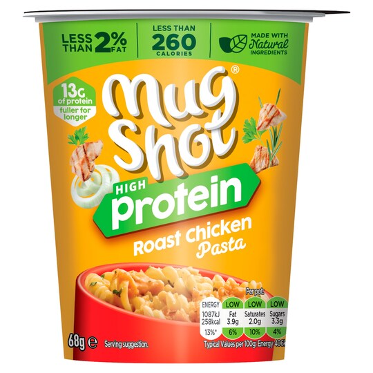 Mug Shot Protein Roast Chicken 68G Tesco Groceries