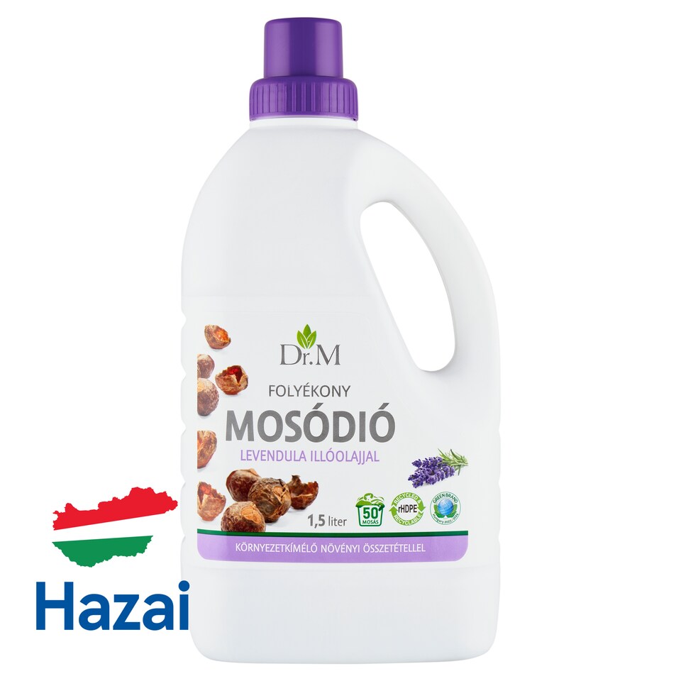 image 1 of Dr. M Liquid Soap Nuts with Lavender Essential Oil 50 Washes 1,5 l