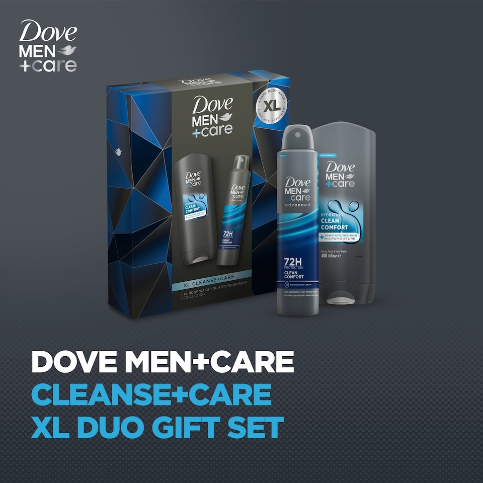 image 1 of Dove Men + Care Cleanse + Care XL Duo Gift Set 