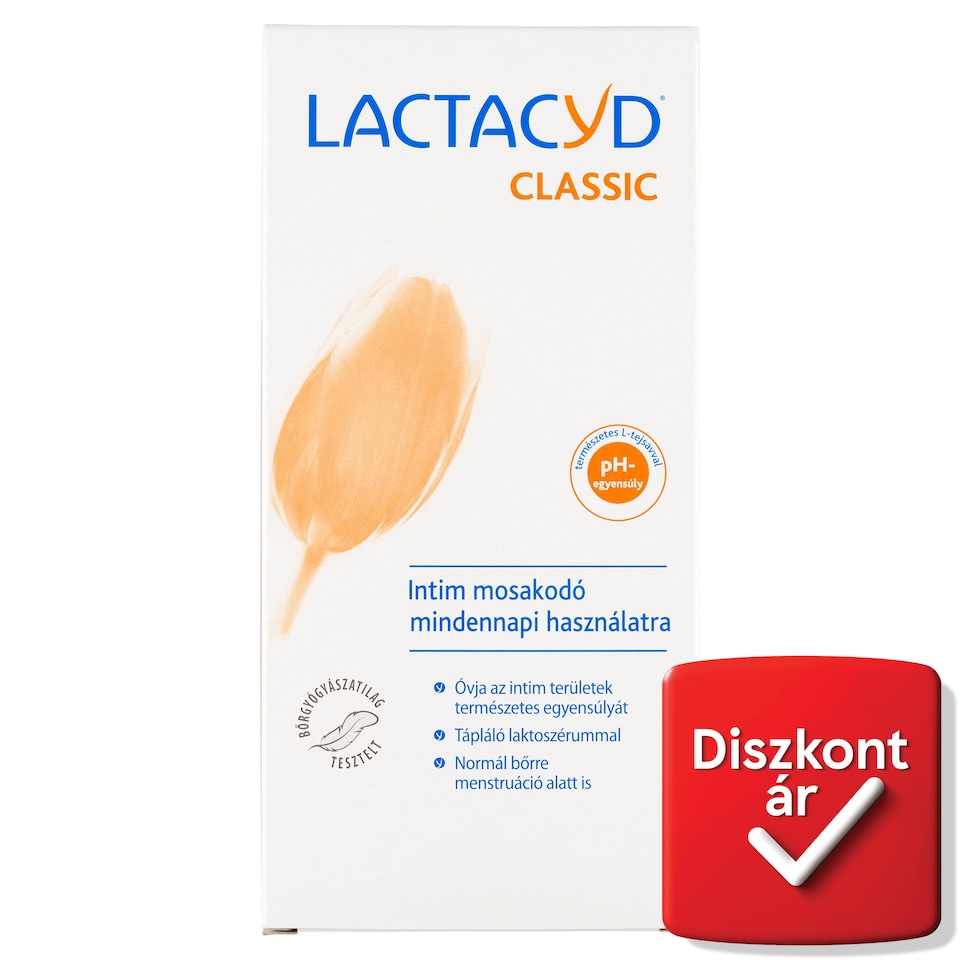 Lactacyd Classic intim mosakodó mindennapi használatra 400 ml  1. kép