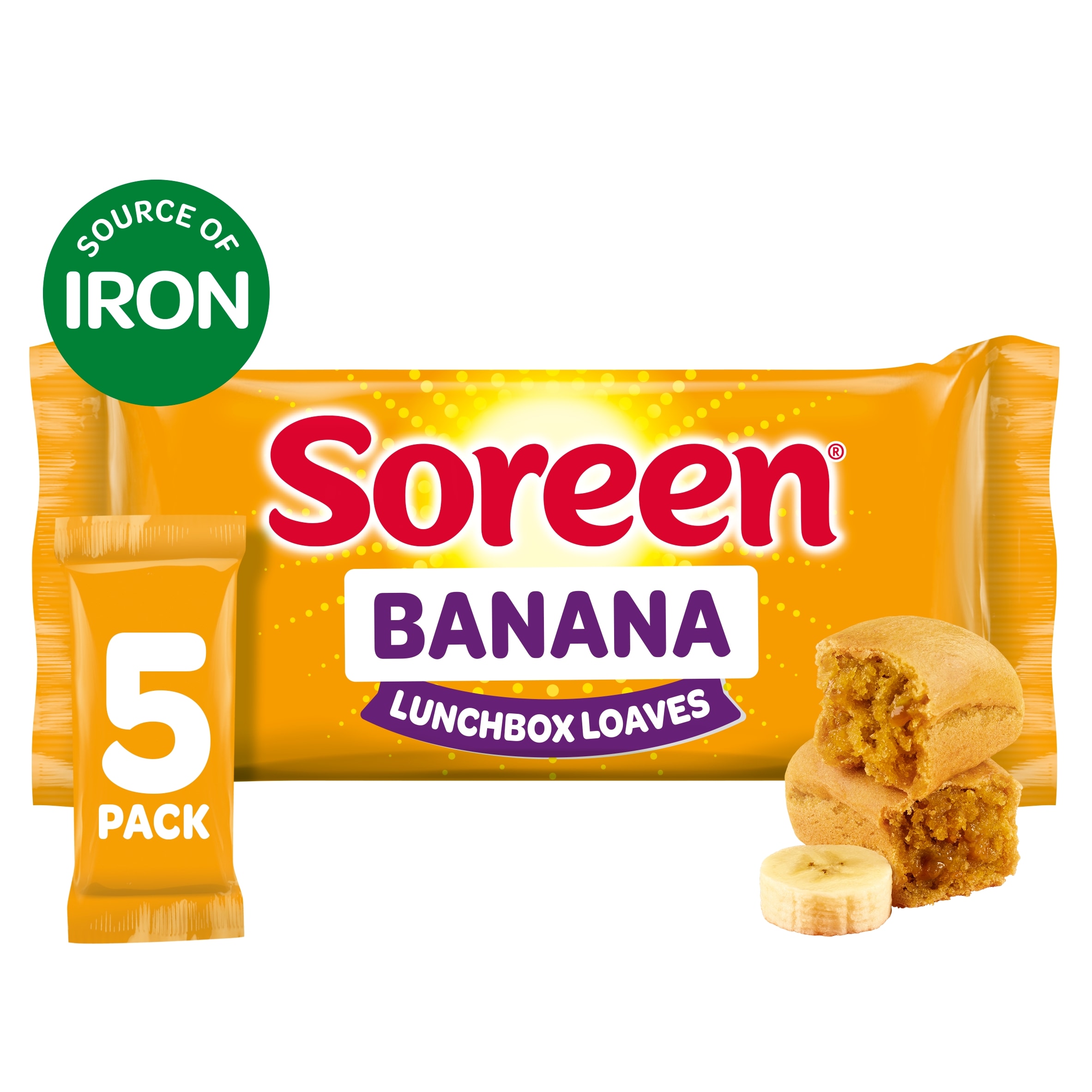 Soreen Banana Lunchbox Loaves 5 Pack