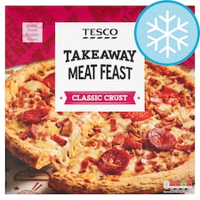 Tesco Takeaway Meat Feast Pizza 531G