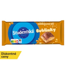 Študentská pečať Bublinky Mliečna a príchuť karamelu 90 g
