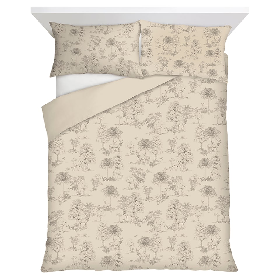 F&F Home Brushed Cotton Woodland Duvet Set King