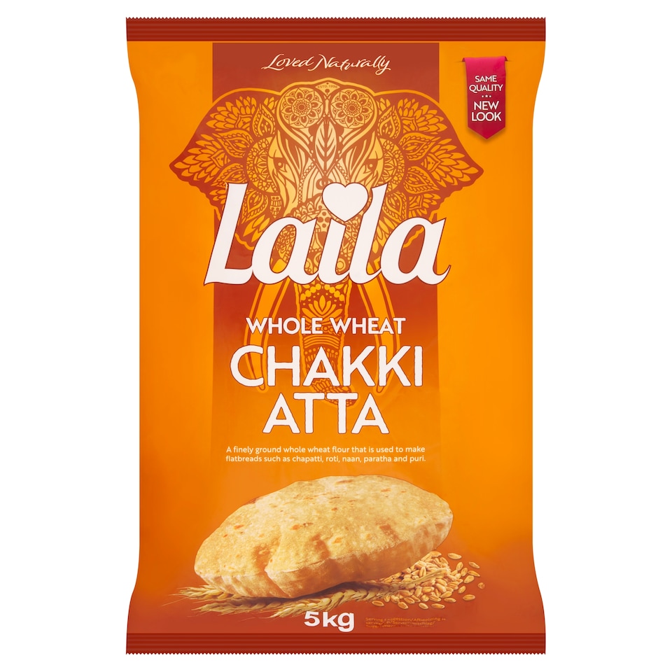 Laila Whole Wheat Chakki Atta 5kg