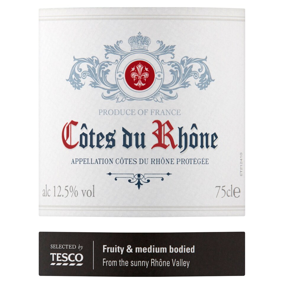 image 1 of Tesco Cotes Du Rhone 75Cl.