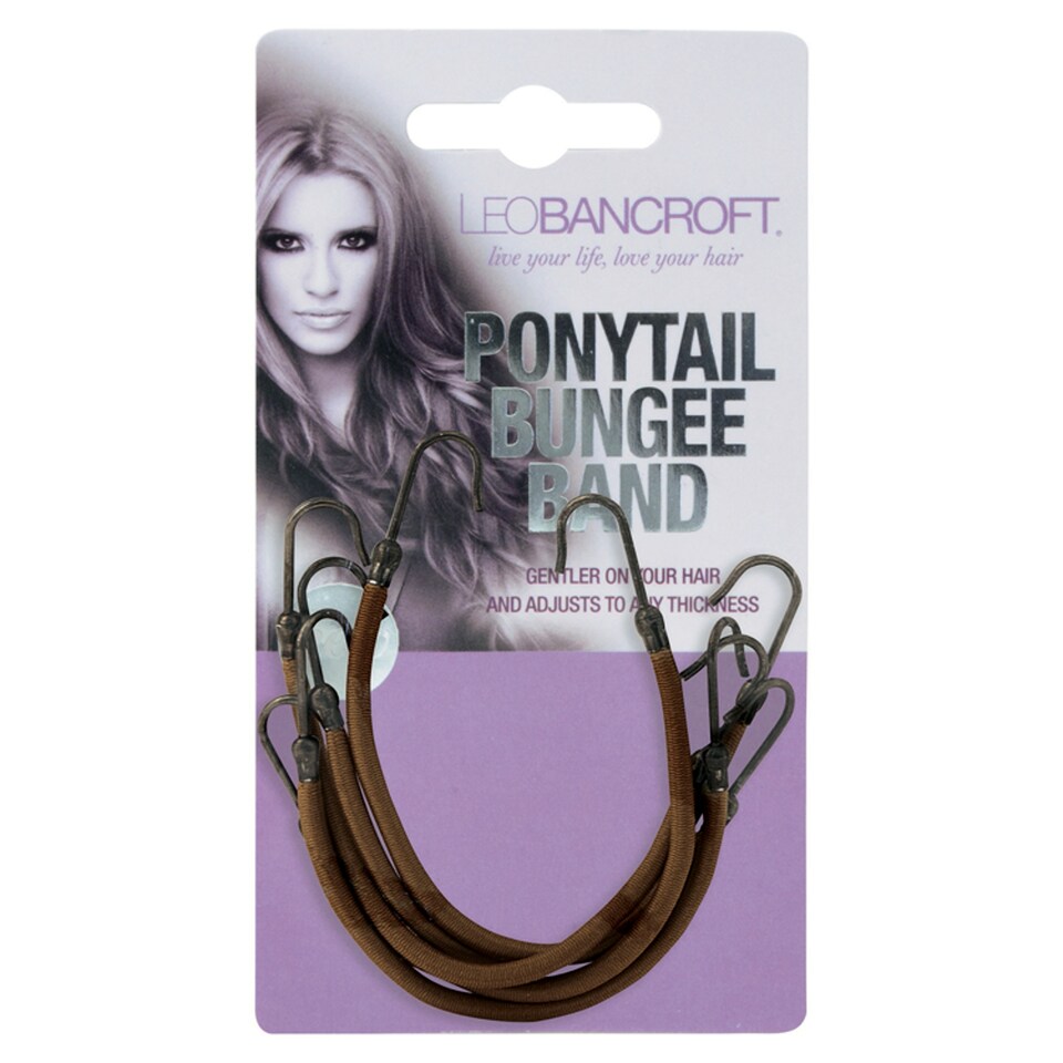 Leo Bancroft Premium Bungee Bands Brown 5 Pack