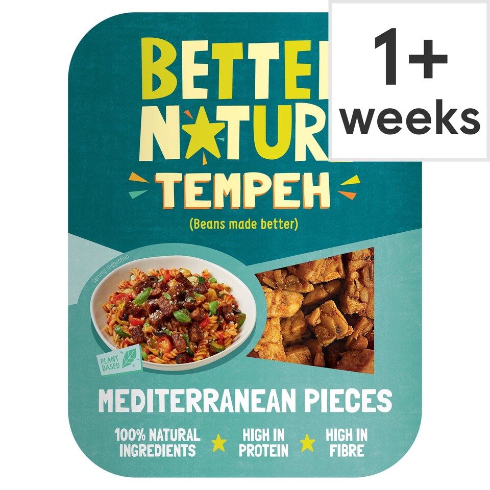 Better Nature Mediterranean Tempeh Pieces 180g Tesco Groceries