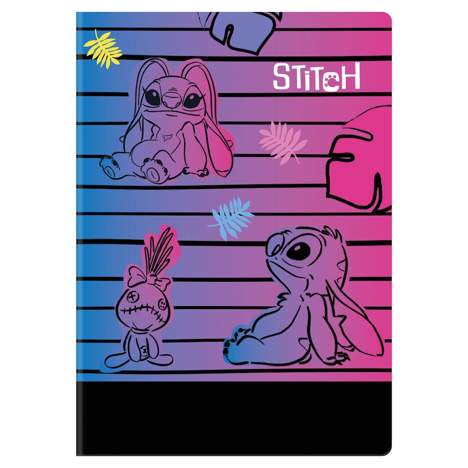 image 1 of Disney Stitch sešit A5 linkovaný s okrajem 60 listů